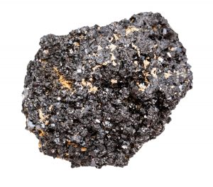 Ein Perowskit-Mineral (Ca TiO3)